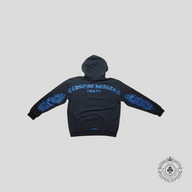 Chrome Hearts Horseshoe Hoodie in Black/Blue