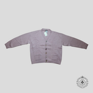 Vetements Embellished Buttons Alpaca Wool Cardigan in Pink