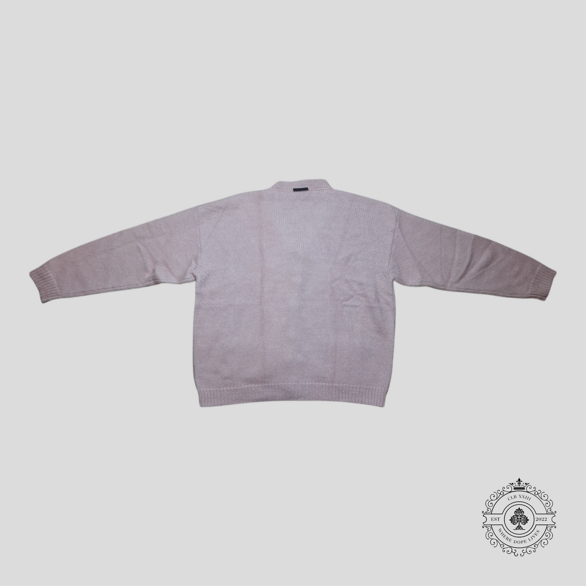Vetements Embellished Buttons Alpaca Wool Cardigan in Pink