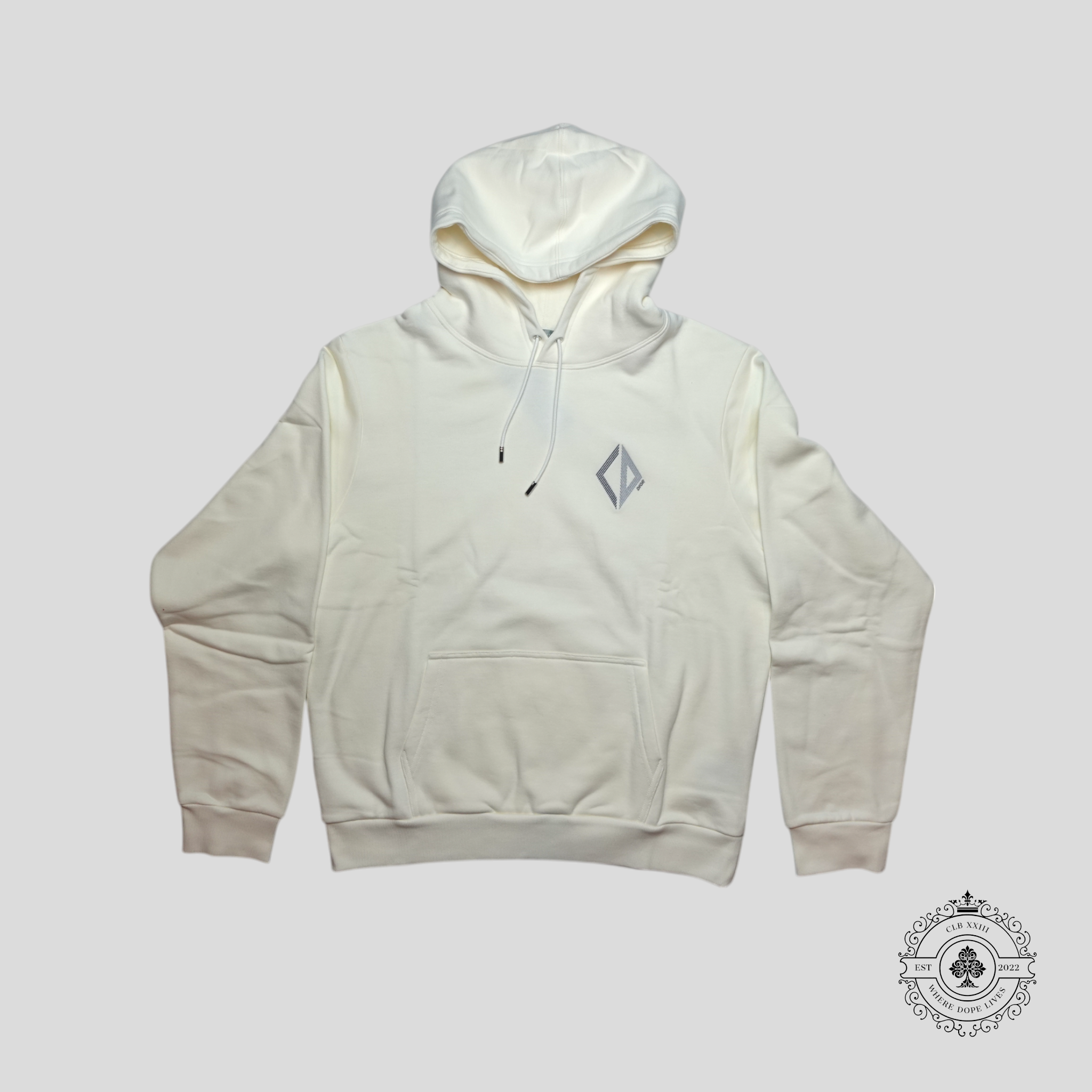 Dior CD Diamond Hoodie in White