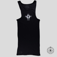 Chrome Hearts Hairy Cross Tank Top in Black