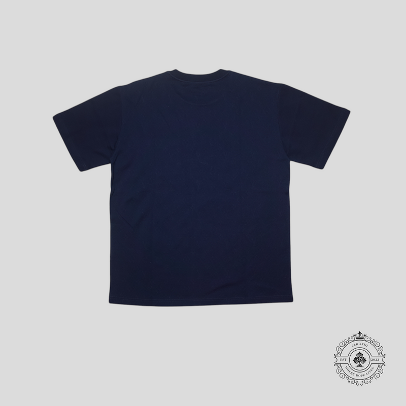 Louis Vuitton Signature Monogram Pocket T-Shirt in Navy Blue