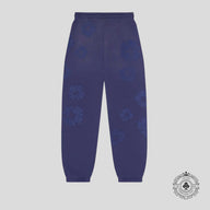 Denim Tears Mono Wreath Sweatpants in Navy
