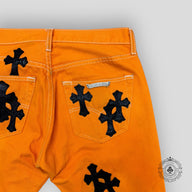 Chrome Hearts Off White Gallery Dept. Flare Jeans