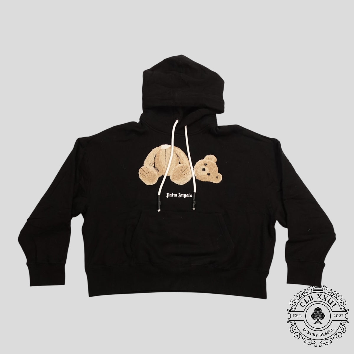 Palm Angels Bear Hoodie in Black