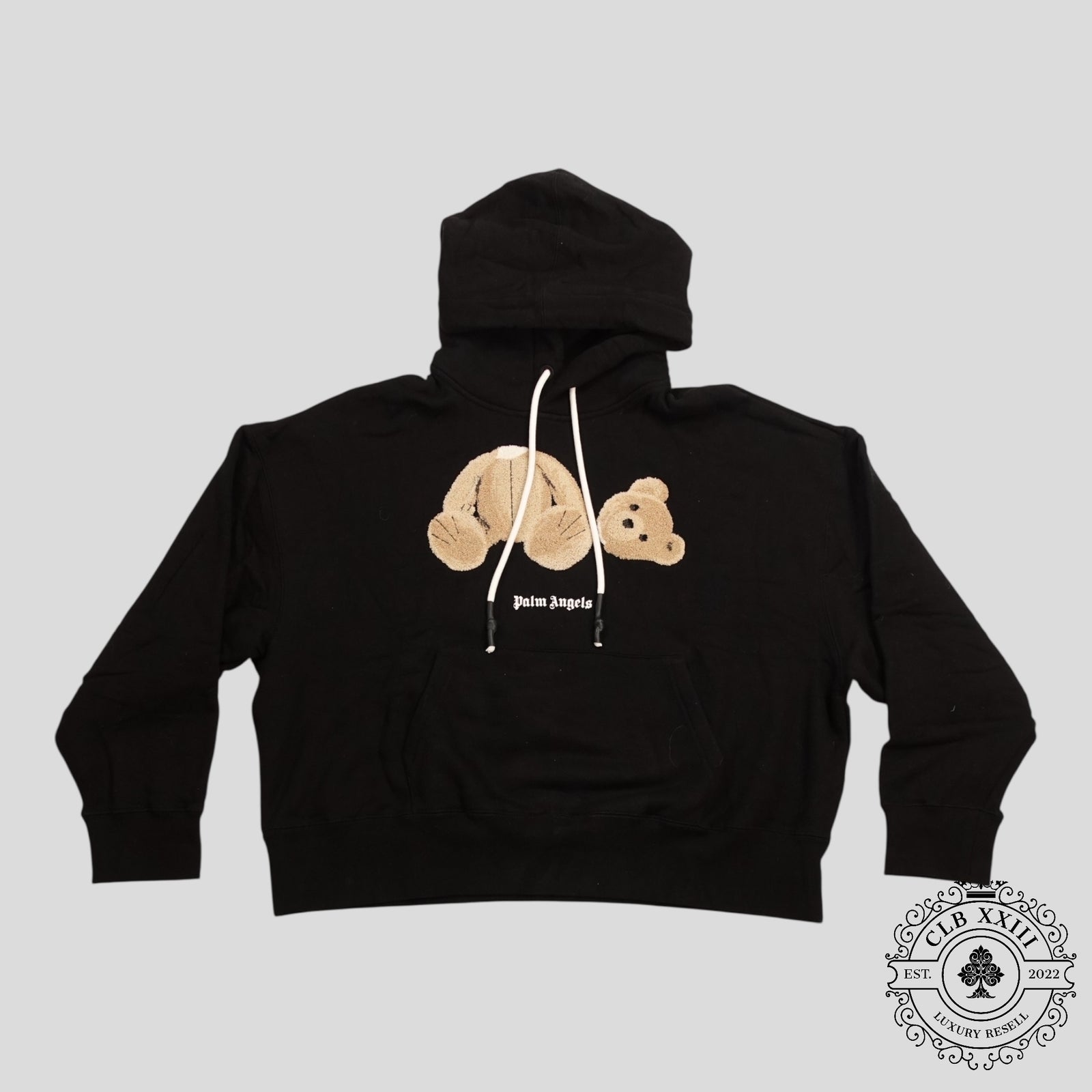 Palm Angels Bear Hoodie in Black