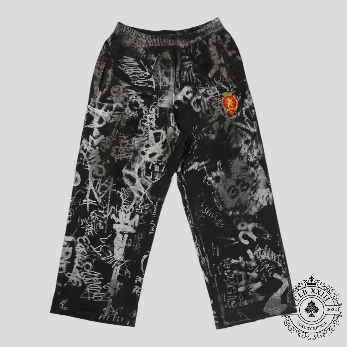 Balenciaga Skater Baggy Sweatpants in Black