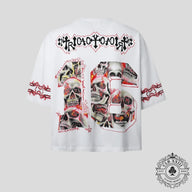 Lost Intricacy Football Jersey in White