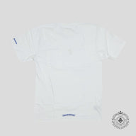 Chrome Hearts Neck Logo Tee in White/Blue