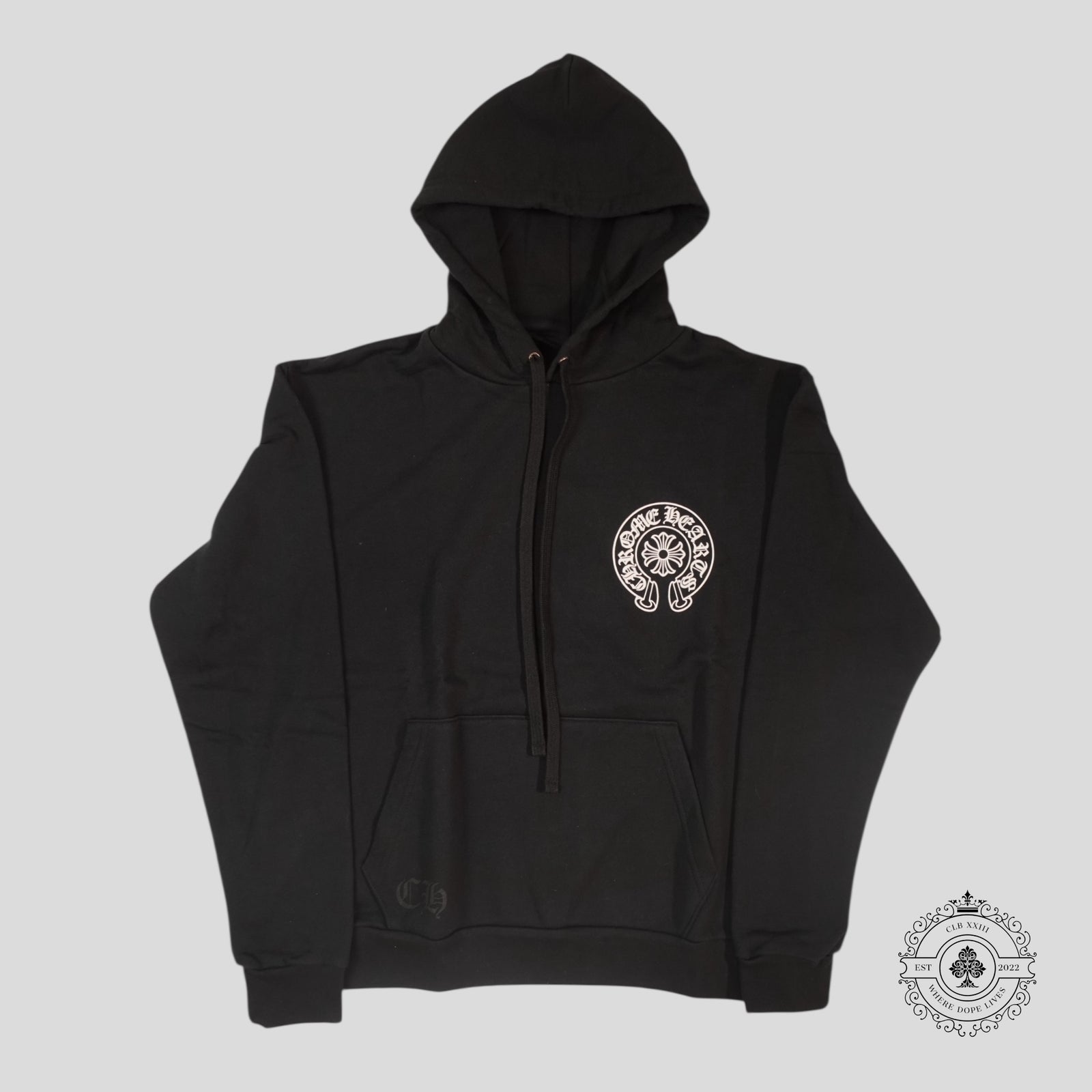 Chrome Hearts Las Vegas Exclusive Horseshoe Hoodie in Black