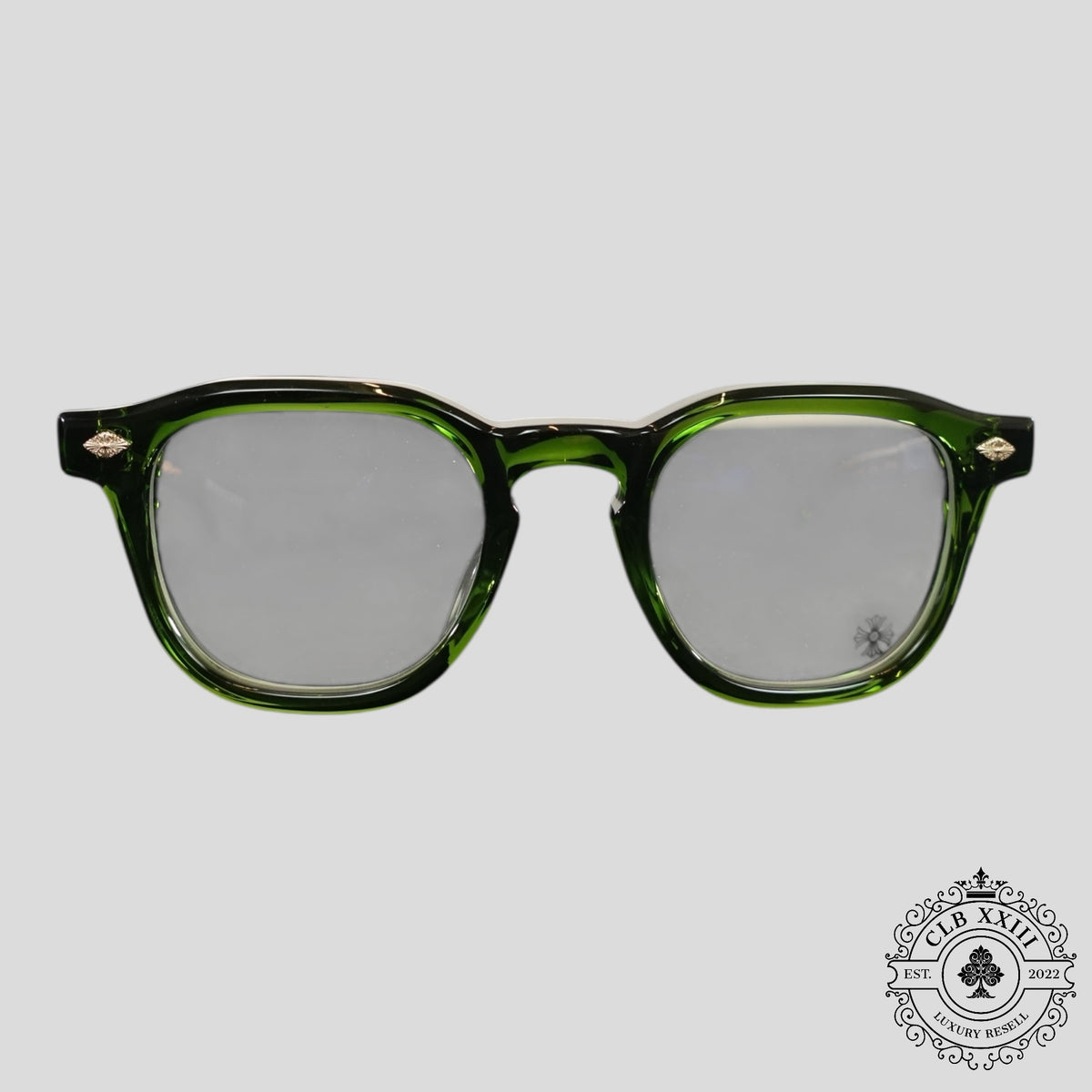 Chrome Hearts Chirp Chirp Glasses in Green