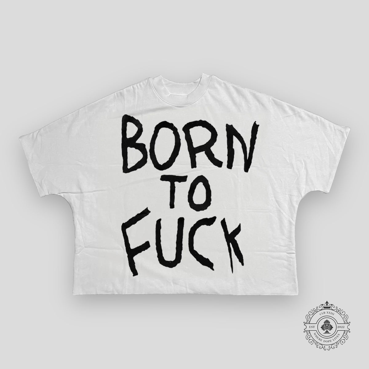 Billionaire Studios Born 2 Tee in White