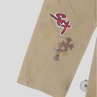 Chrome Hearts Sex Records Patch Carpenter Pants