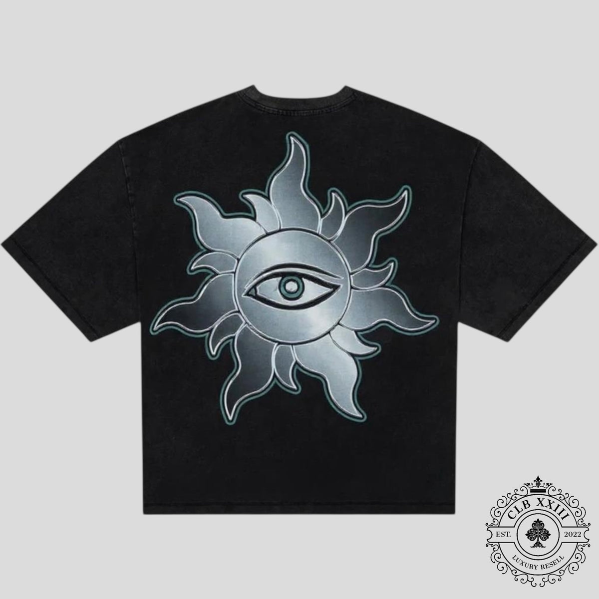 Godspeed JFK to MIA Tee in Black Wash