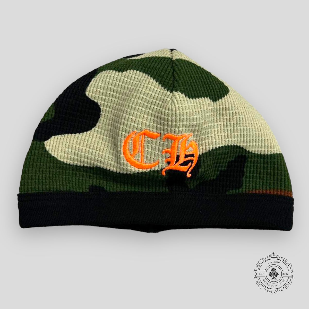 Chrome Hearts Matty Boy Thermal Beanie in Camo