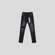 Purple Brand Repair Dropped Fit Jeans in Black