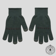 Chrome Hearts Work Gloves in Midnight Green