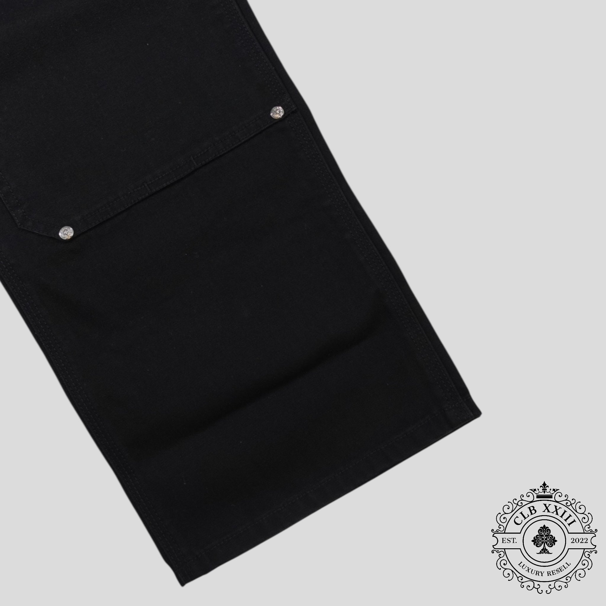 Chrome Hearts Double Knee Carpenter Pants in Black