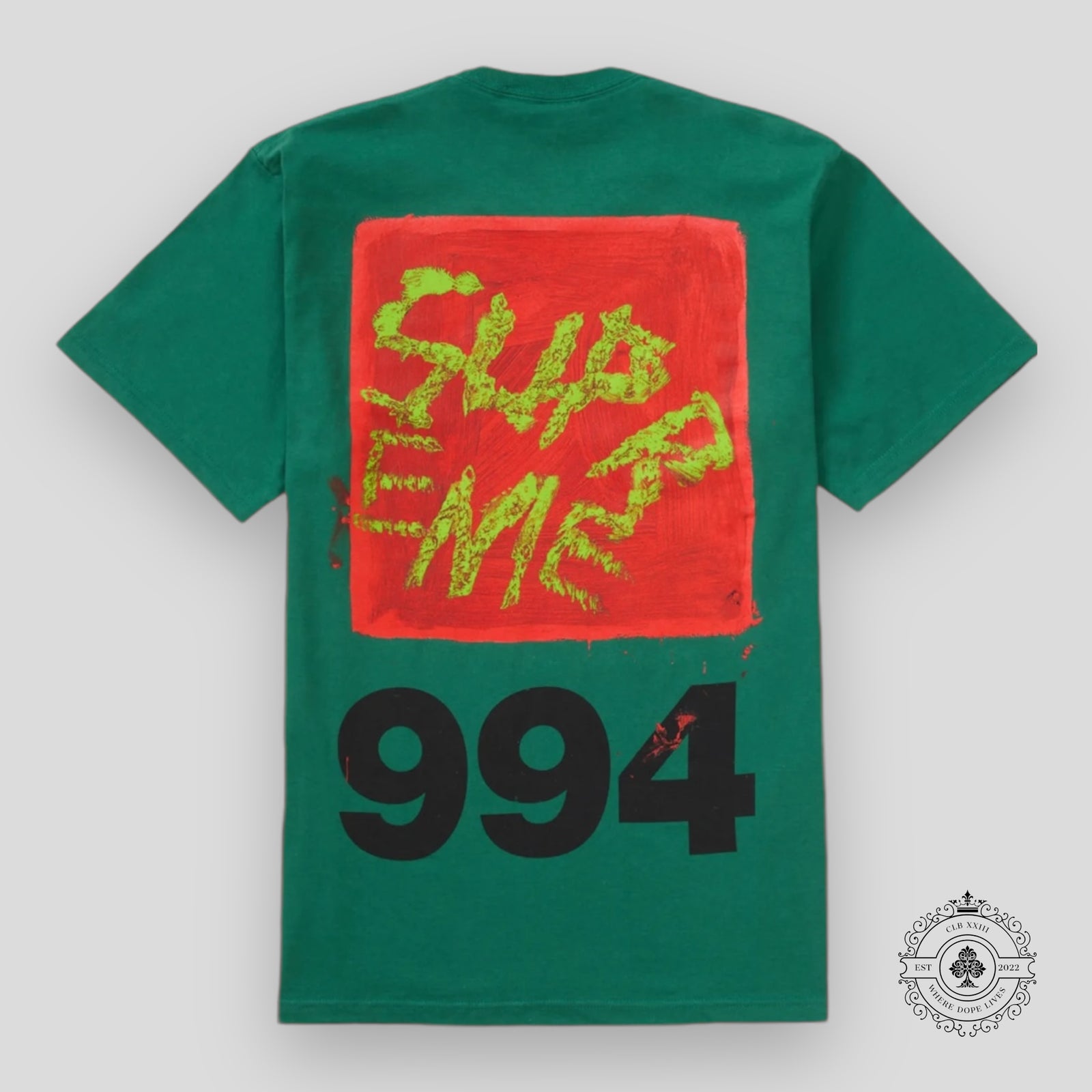 Supreme Paint Tee in Green