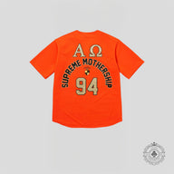 Supreme Alpha Omega Baseball Jersey in Orange