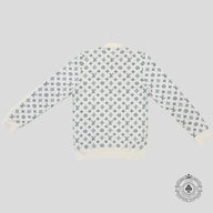 Louis Vuitton Half Monogram Cashmere Sweater in White