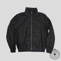Louis Vuitton Monogram Embossed Tracksuit Jacket in Black