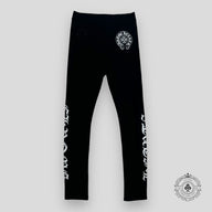 Chrome Hearts Horseshoe Logo Leggings in Black