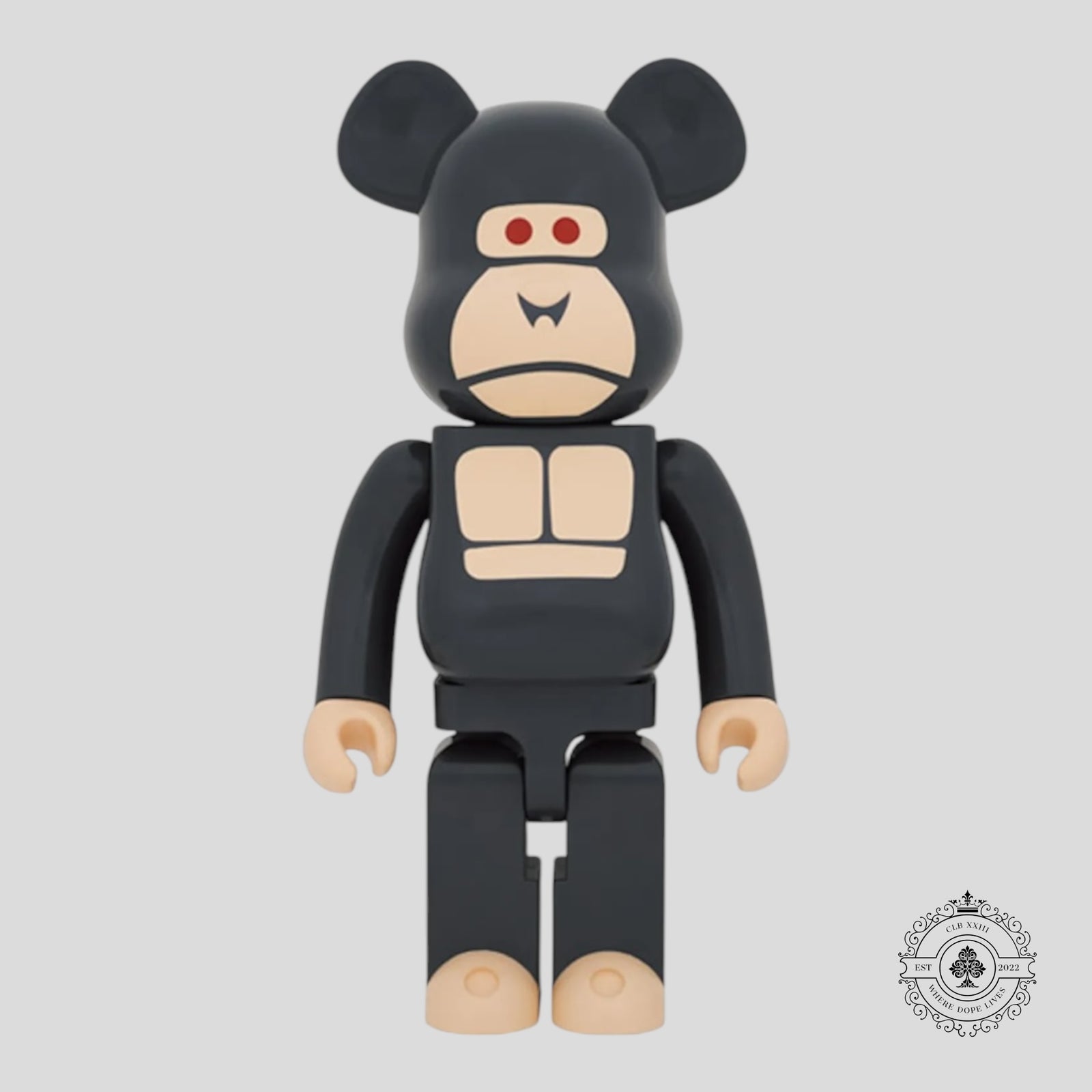 Bearbrick x X-Large Little Friend - Black 1000%