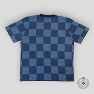 Louis Vuitton Damier Short-Sleeved Crewneck With LV Crystal Patch