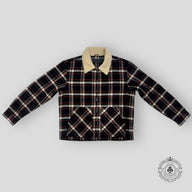 Chrome Hearts Shearling Collar Zip-Up Jacket