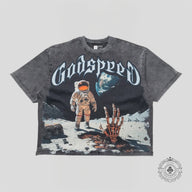 Godspeed First Contact Tee in Grey Wash