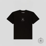 Sp5der TM Rhinestone Tee in Black