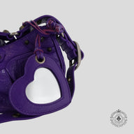 Balenciaga Le Cagole XS Shoulder Bag in Purple