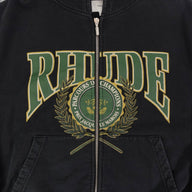 Rhude Parcours de Champion Zip Up Hoodie in Black