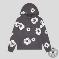 Denim Tears The Cotton Wreath Hoodie in Charcoal
