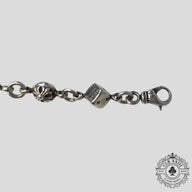 Chrome Hearts Dice and Crossball Bracelet in Silver
