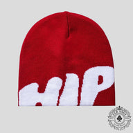 HIP Everyday Toque Beanie in Red & White