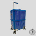 Goyard Bourget PM Trolley Travel Case in Blue