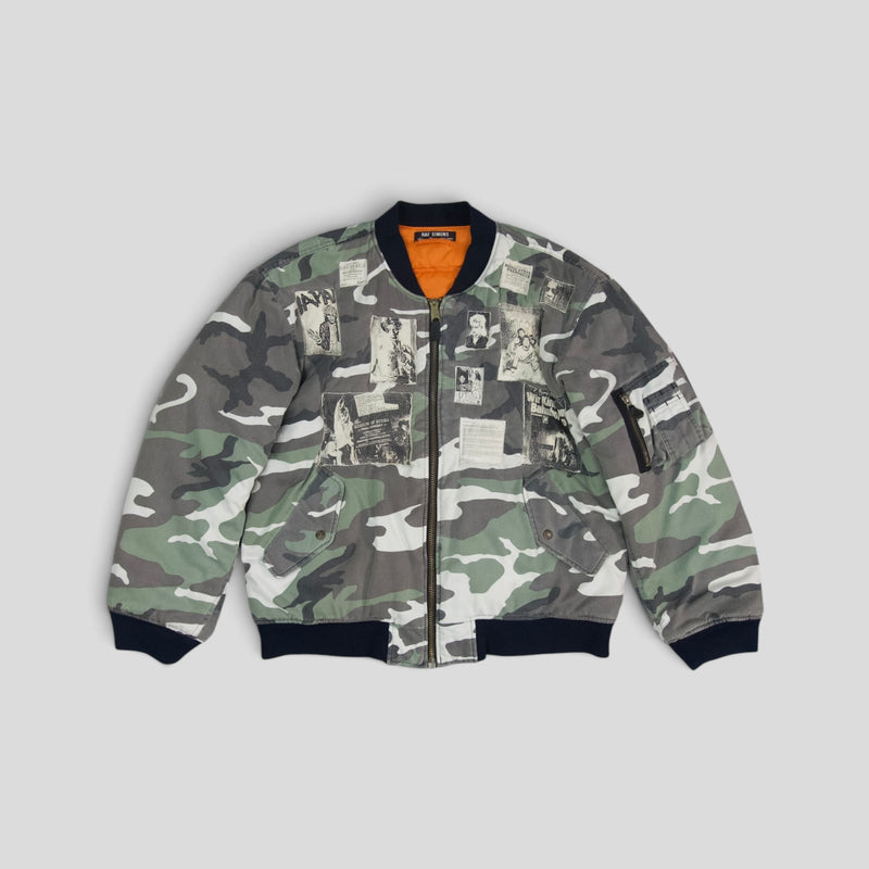 Raf Simons Riot Riot Riot Jacket in Snow Camo