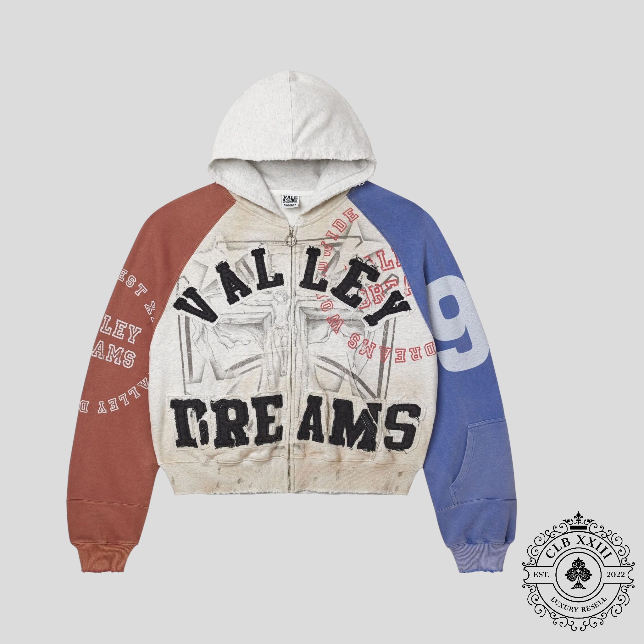 Vale Patriot Chop N Screw Zip Up Hoodie