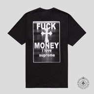 Supreme Fuck Money Tee in Black
