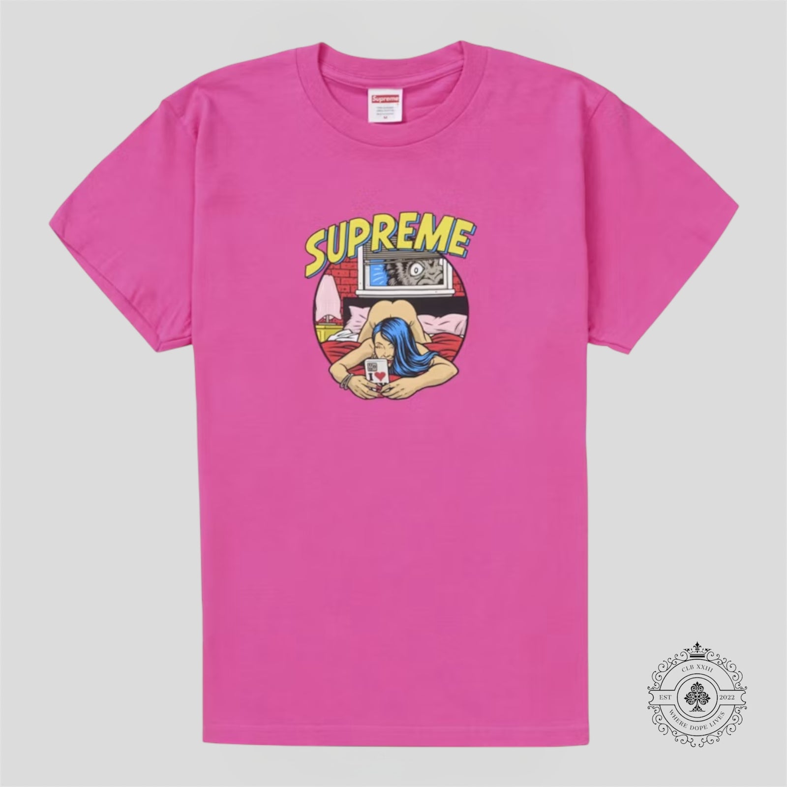 Supreme Bedroom T-Shirt in Pink