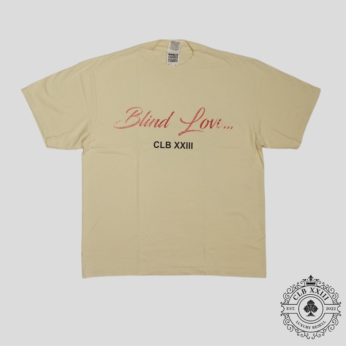 Blind Love X CLB XXIII Cream Tee