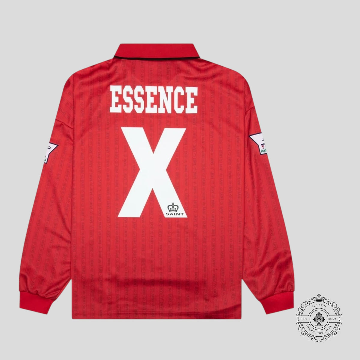 Saint Michael Faith Soccer Shirt In Red