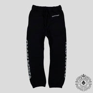 Chrome Hearts Scroll Logo Sweatpants in Black