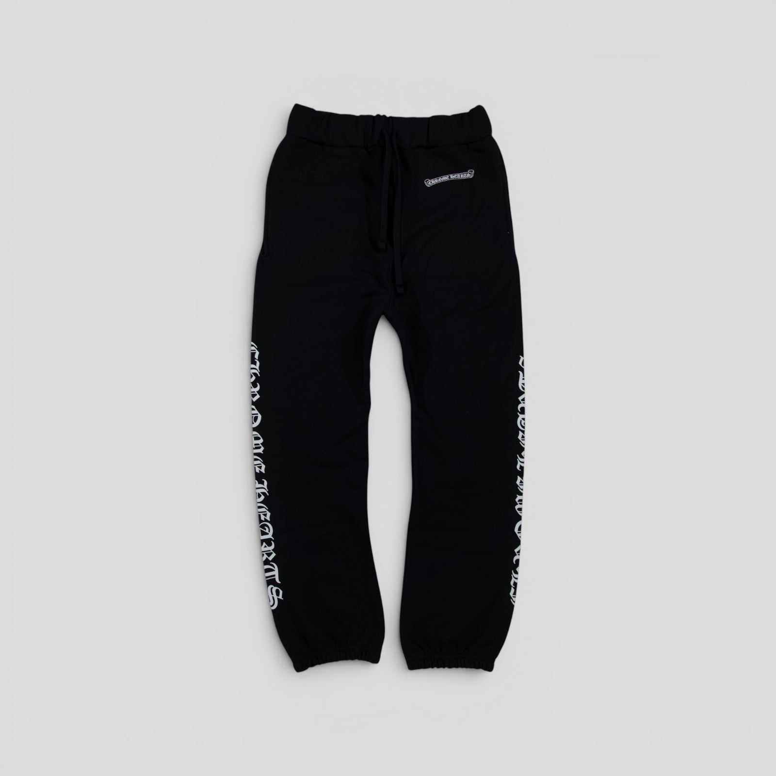 Chrome Hearts Scroll Logo Sweatpants in Black