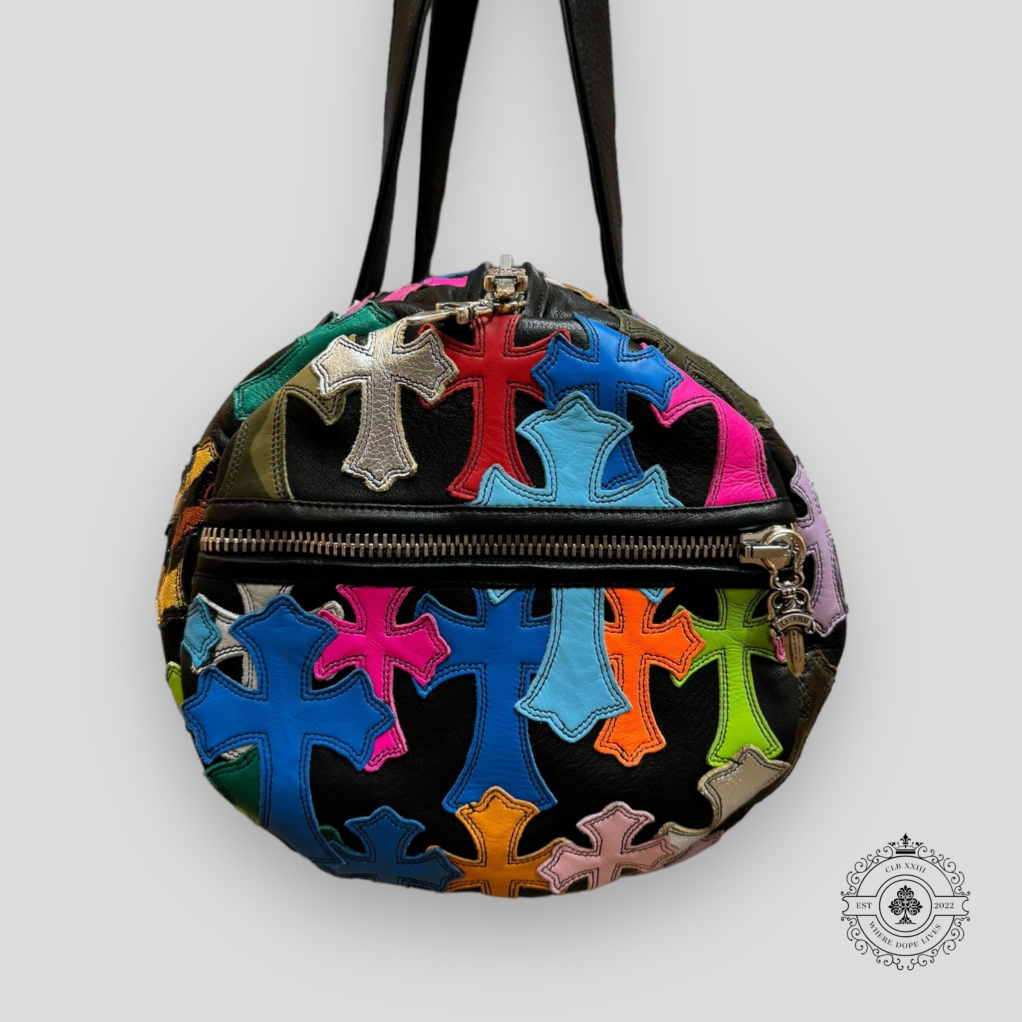 Chrome Hearts Multi-Color Cross Patch Mini Duffle