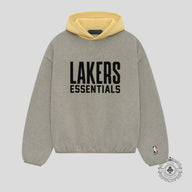 Fear of God Essentials NBA Lakers Hoodie Warm Heather