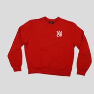 Amiri MA Logo Crewneck in Red