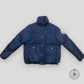 Monclar Qulited Puffer Coat in Navy Blue